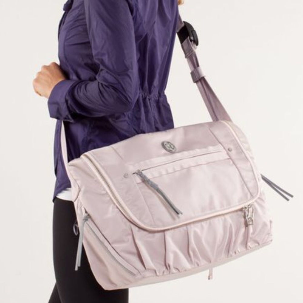 Lululemon Messenger Bag Blush Pink Lavender