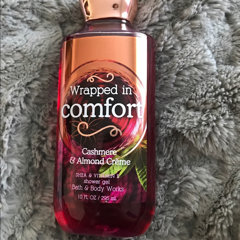 Bath and body wrapped in comfort shower gel