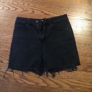 BDG High Rise Black Jean shorts