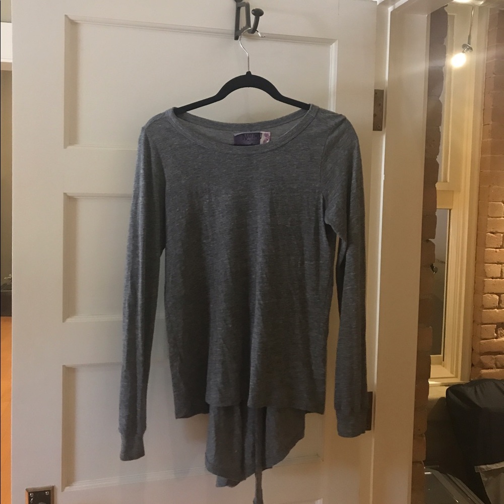 Gray Long Sleeve Shirt