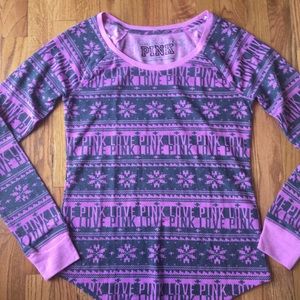 PINK VS long sleeve thermal