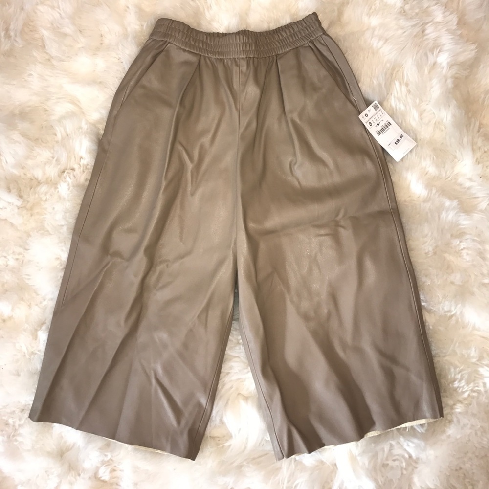 Zara leather pants
