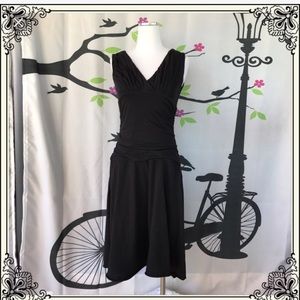 Anthropologie Velvet Brand Black Dress