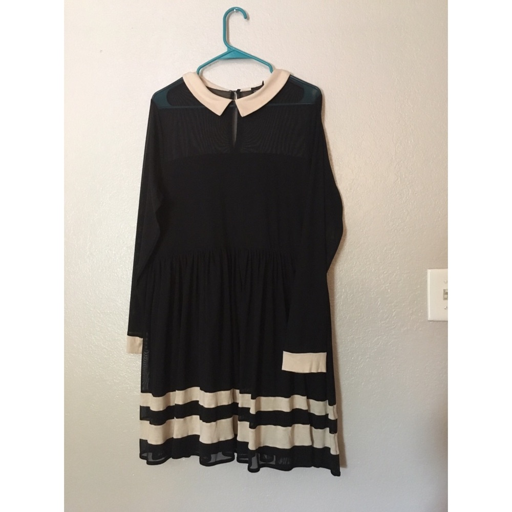 Asos mesh Collared Dress