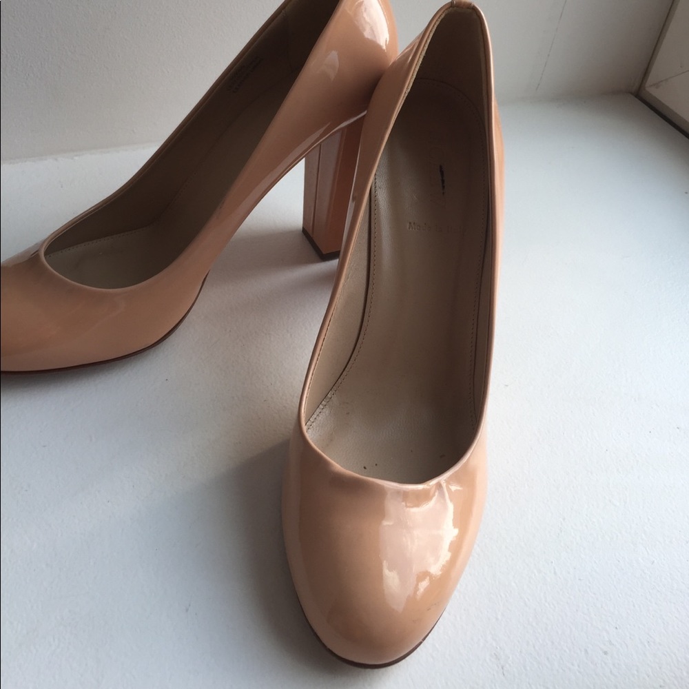 Jcrew nude patent heels
