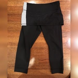 Lululemon leggings with built in skirt