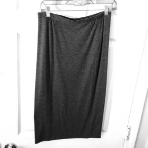 Express Midi Grey Skirt