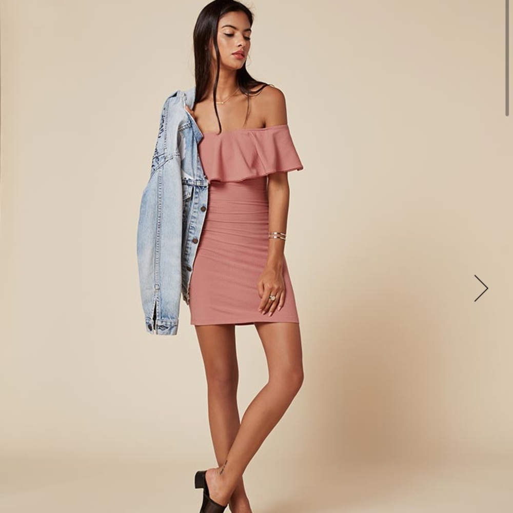 SOLD OUT REFORMATION Banana Dress in Rosy