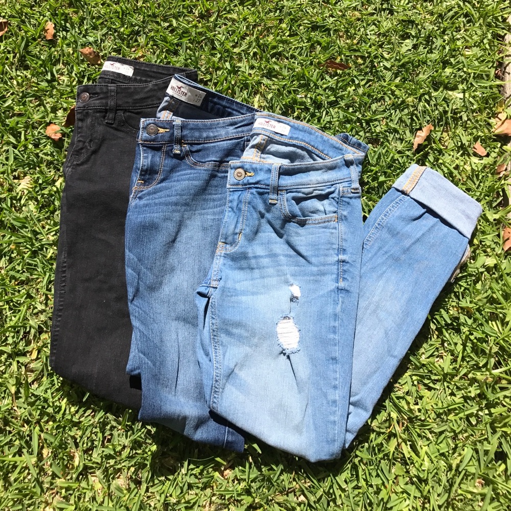 3 Pairs of Hollister Skinny Jeans (size 0S)