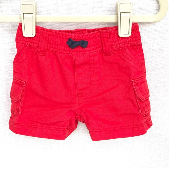 ♦️NEW♦️ Carter’s Red boys cargo shorts - Picture 2 of 5
