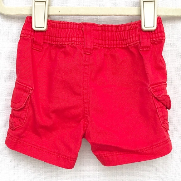 ♦️NEW♦️ Carter’s Red boys cargo shorts - Picture 3 of 5