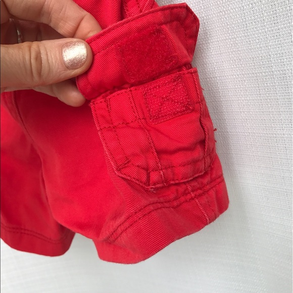 ♦️NEW♦️ Carter’s Red boys cargo shorts - Picture 4 of 5