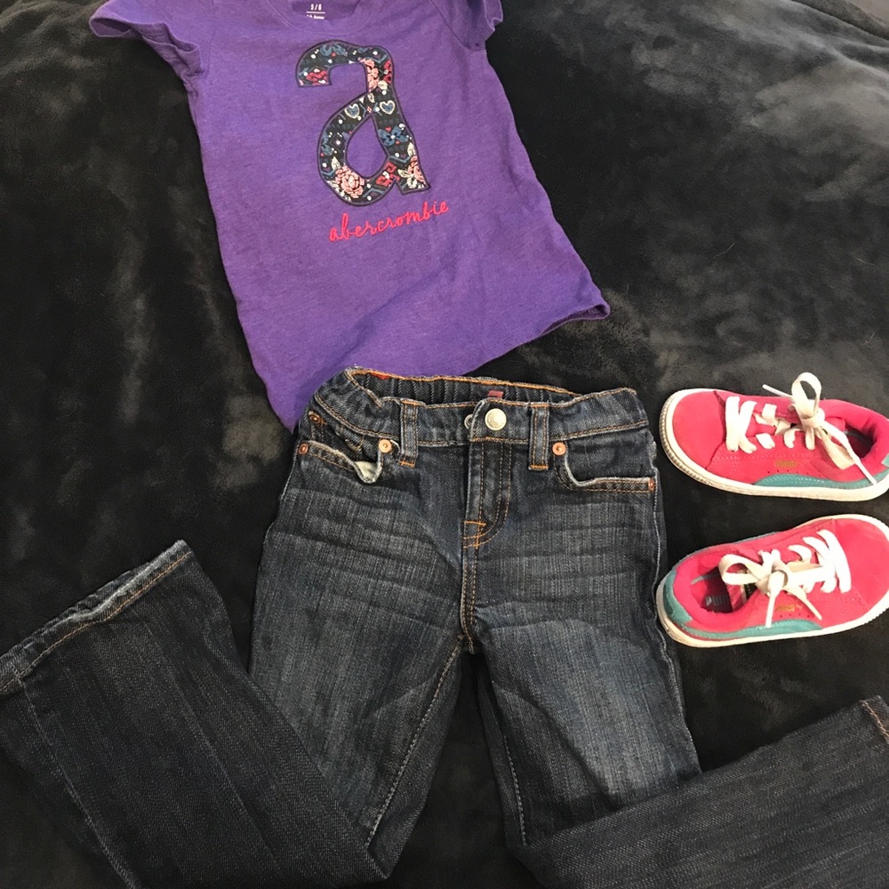 Seven for all Mankind 'A' pocket toddler jeans