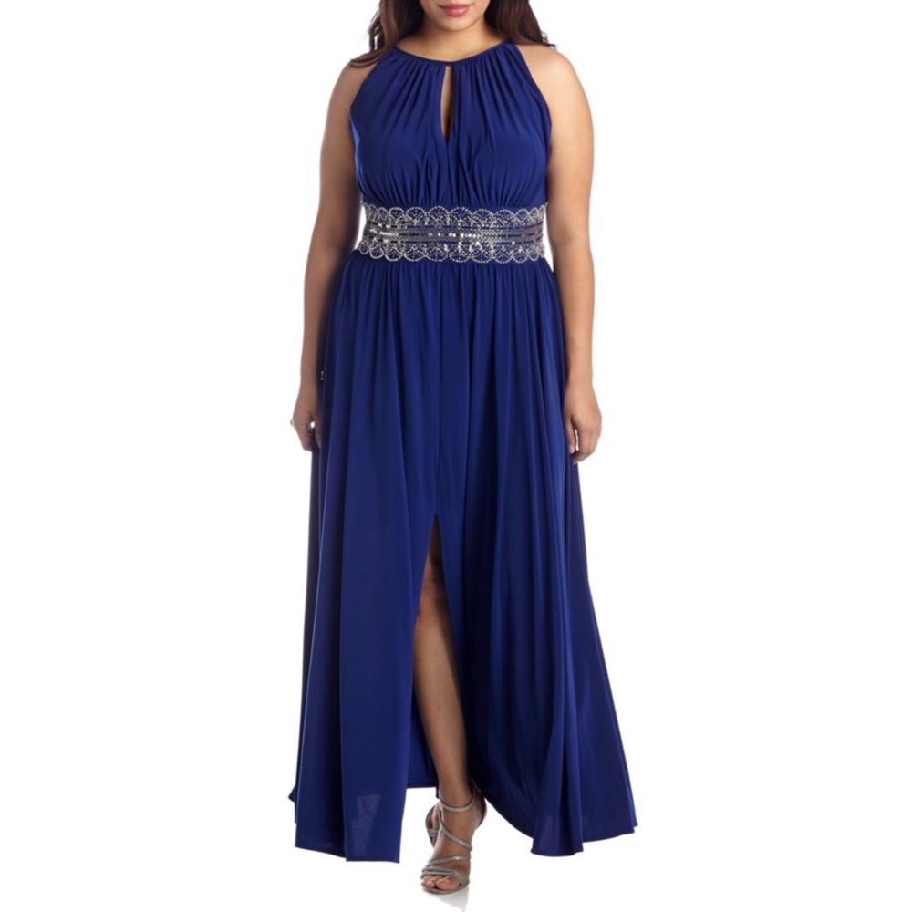 Royal Blue Gown - Plus Size