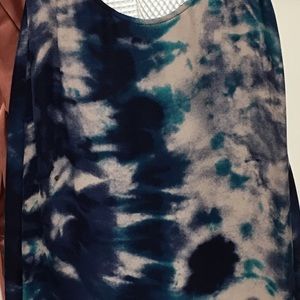 Tie dye loose fitting dress