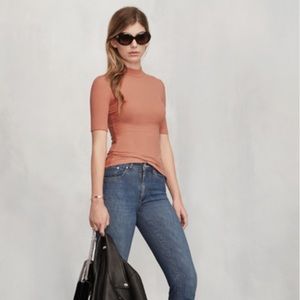 REFORMATION Beechmont Top  Peach color sold out