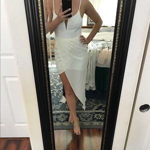 White dress by Australian brand ginger fizz