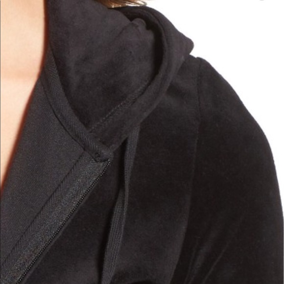 Juicy Couture Black Robertson Velour Hoodie - Picture 5 of 8