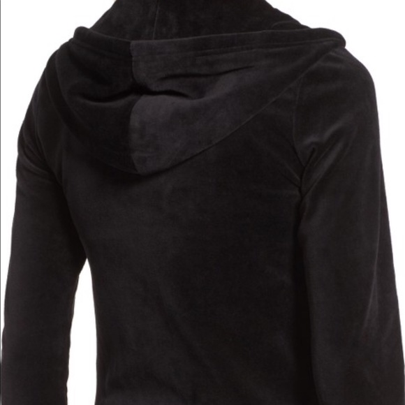 Juicy Couture Black Robertson Velour Hoodie - Picture 6 of 8