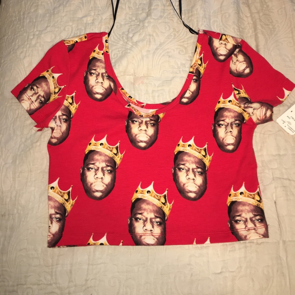 Notorious B.I.G Biggie Big Poppa Crop Top.