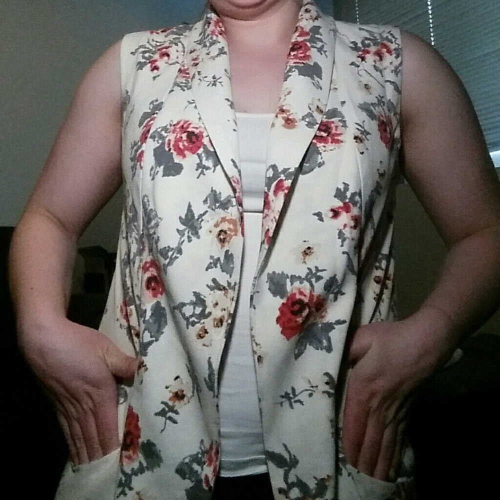 Colorful tank cardigan