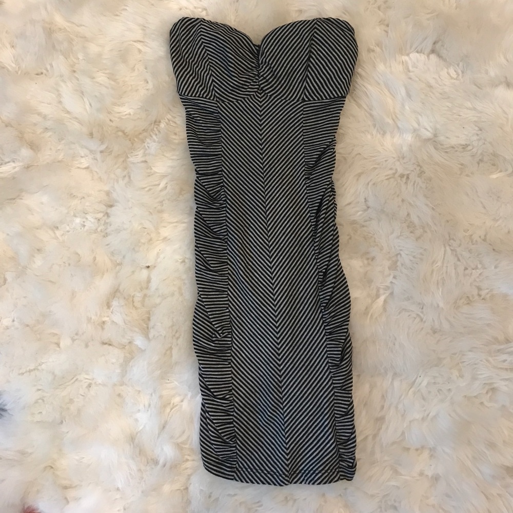 Guess striped strapless dress - Picture 1 of 2