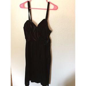 Velvet cocktail dress