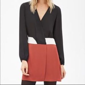 Forever 21 Contemporary color block dress