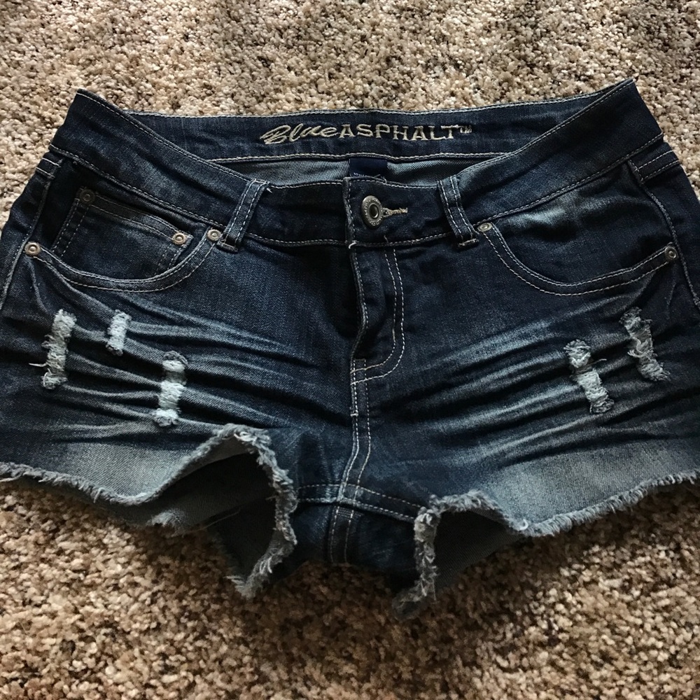 Denim shorts