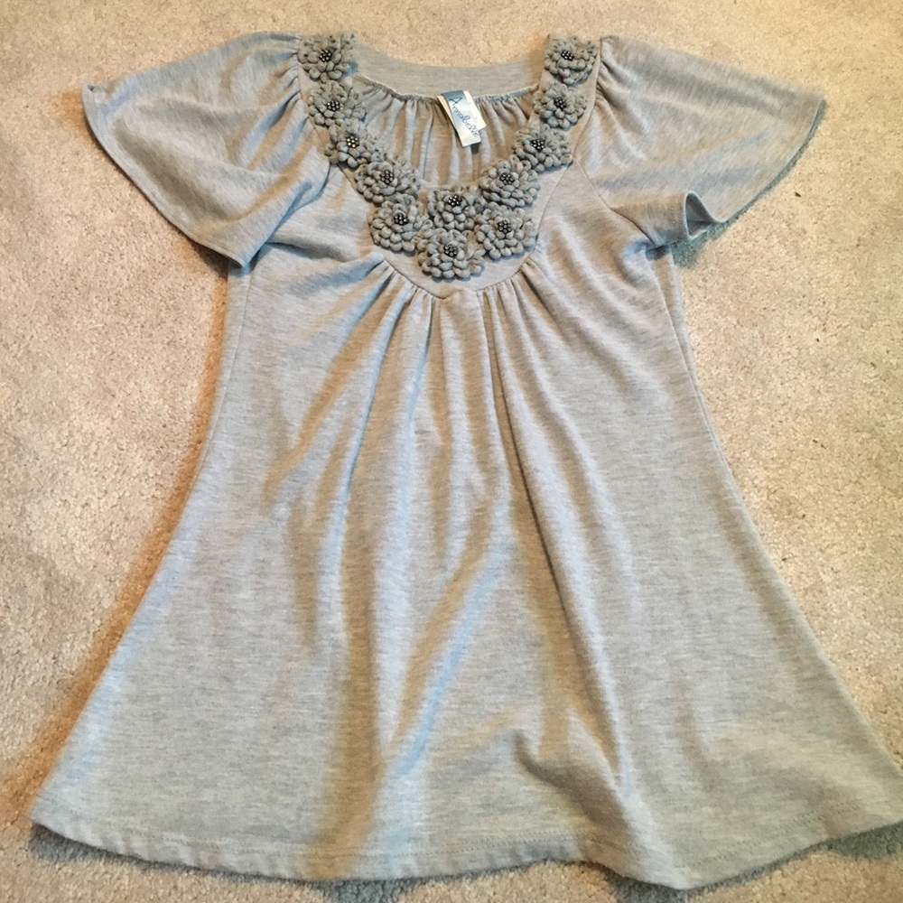 Beautiful lightly worn shirt with flowers
