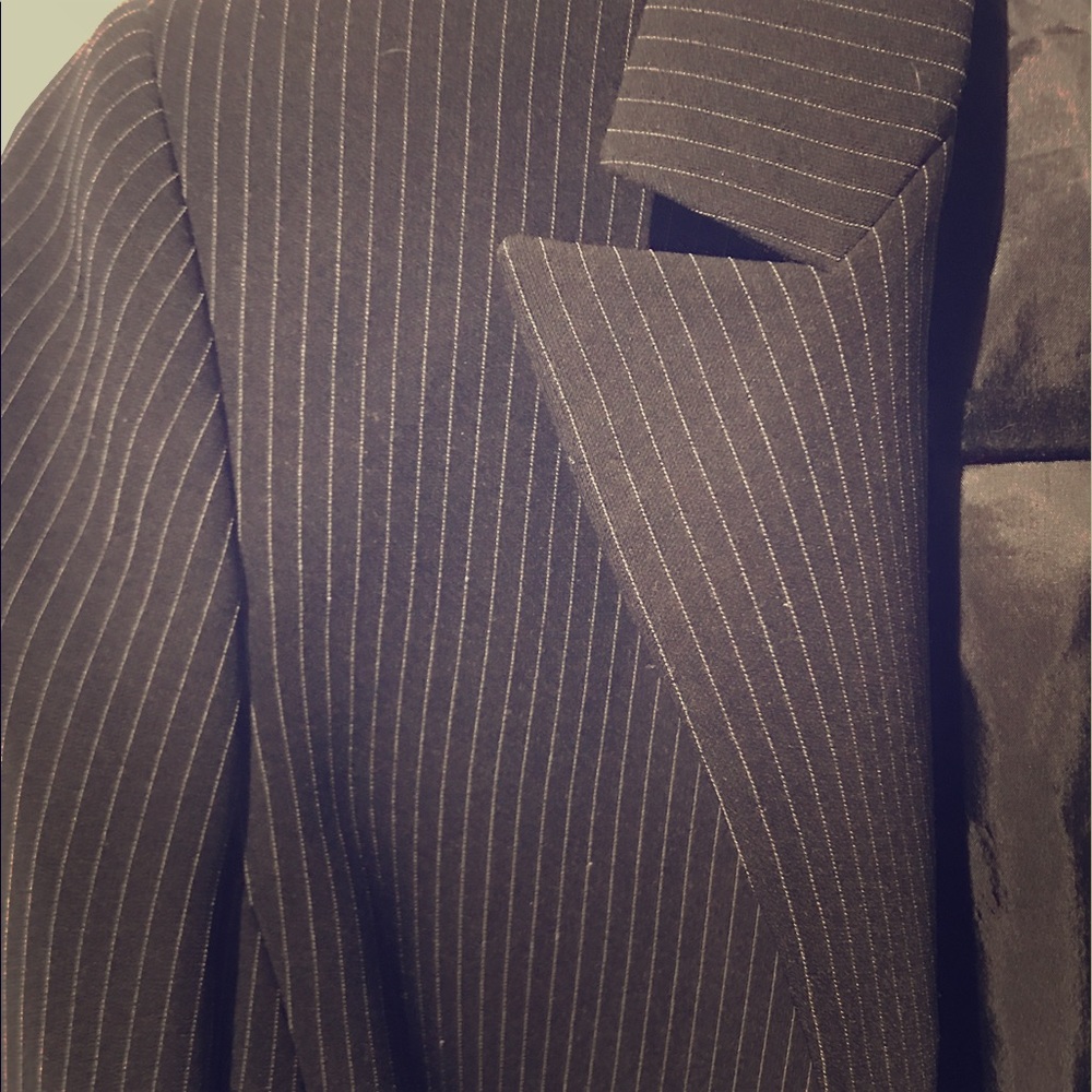 Pinstriped Blazer
