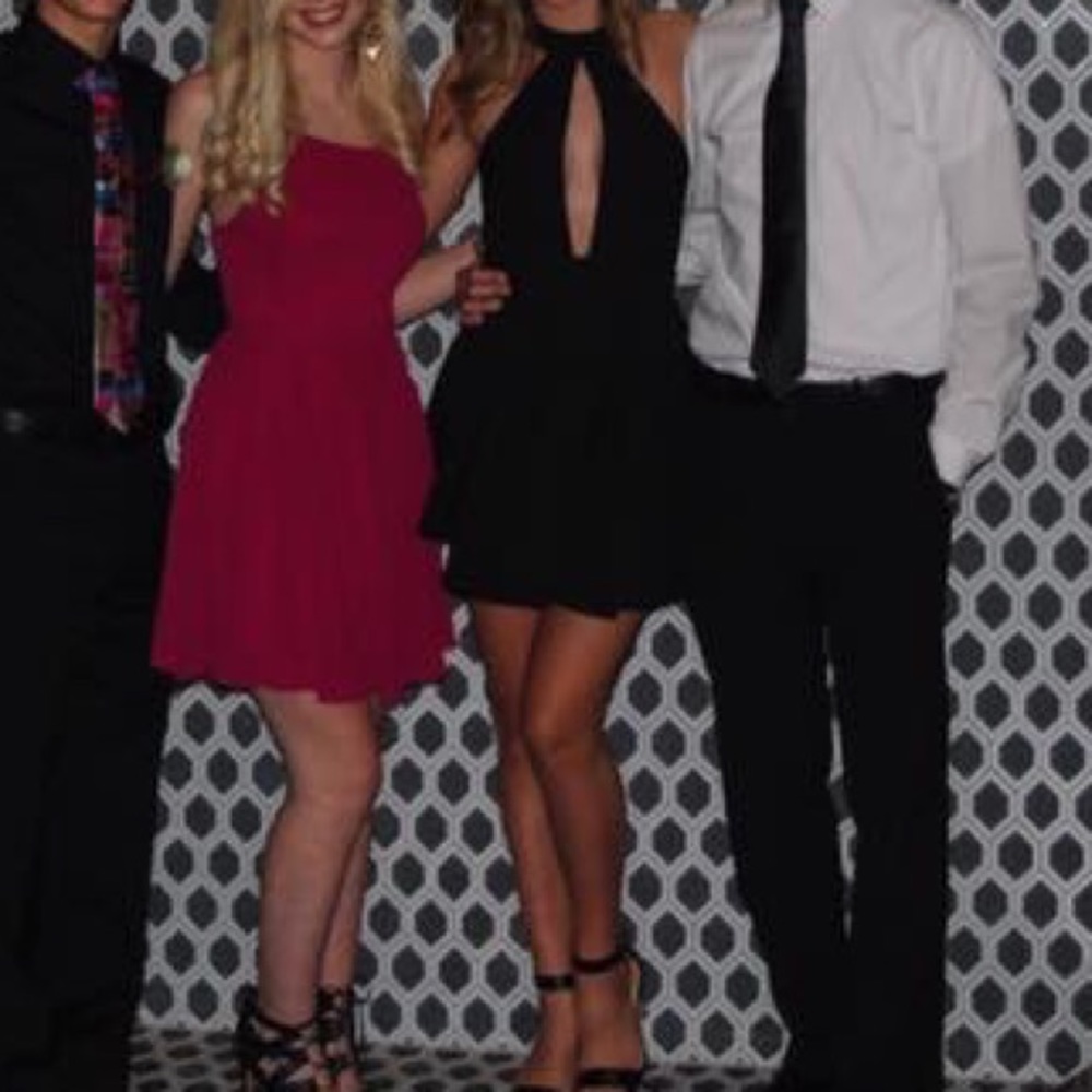 Black Lowcut Formal Dress