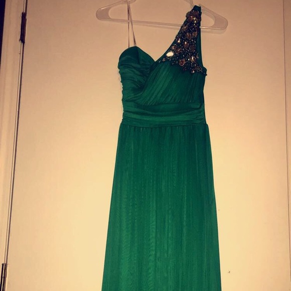 emerald formal dress - Picture 3 of 3