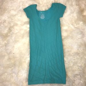 Guess teal bodycon dress