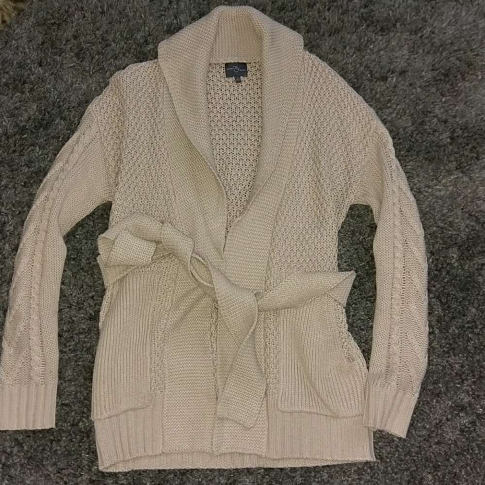 Market & Spruce shawl collar sweater