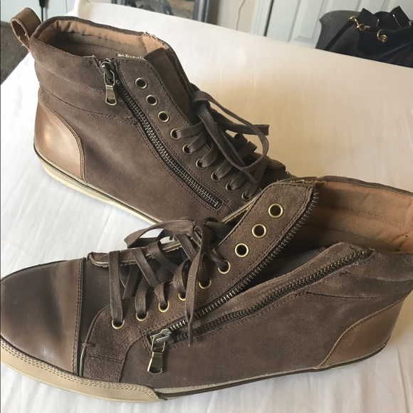 John Varvatos Other - John Varvatos Zip-Up Hi-Top Sneakers