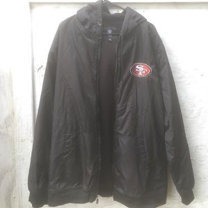 San Francisco 49ers zipper fleece jacket 3XL