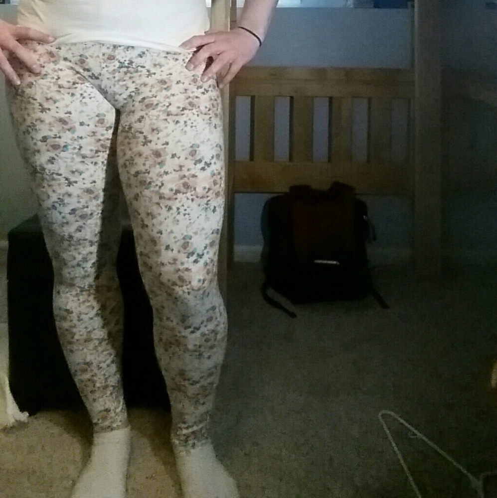Floral leggings