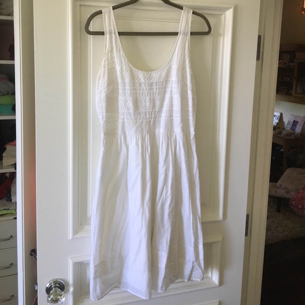 White summer dress.