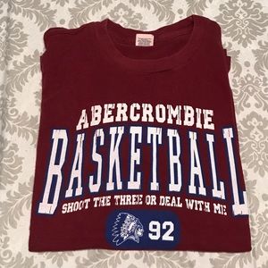 Abercrombie and Fitch Unisex tee. Used. Size L