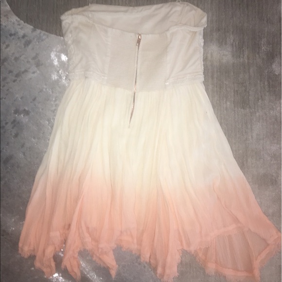 Ombré Urban Outfitters Strapless Dress - Picture 3 of 4