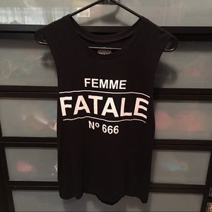 Feme Fatale 666 Muscle Tank