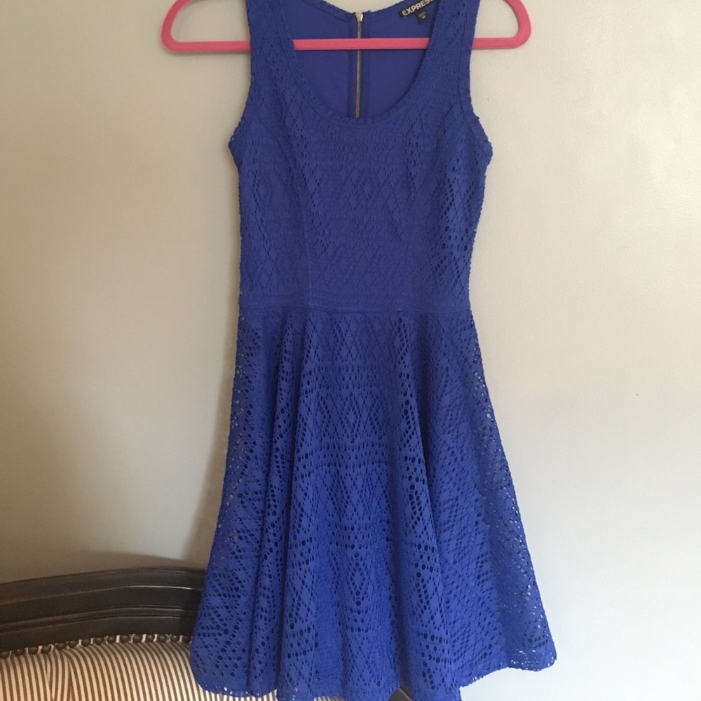 EXPRESS Royal Blue Dress