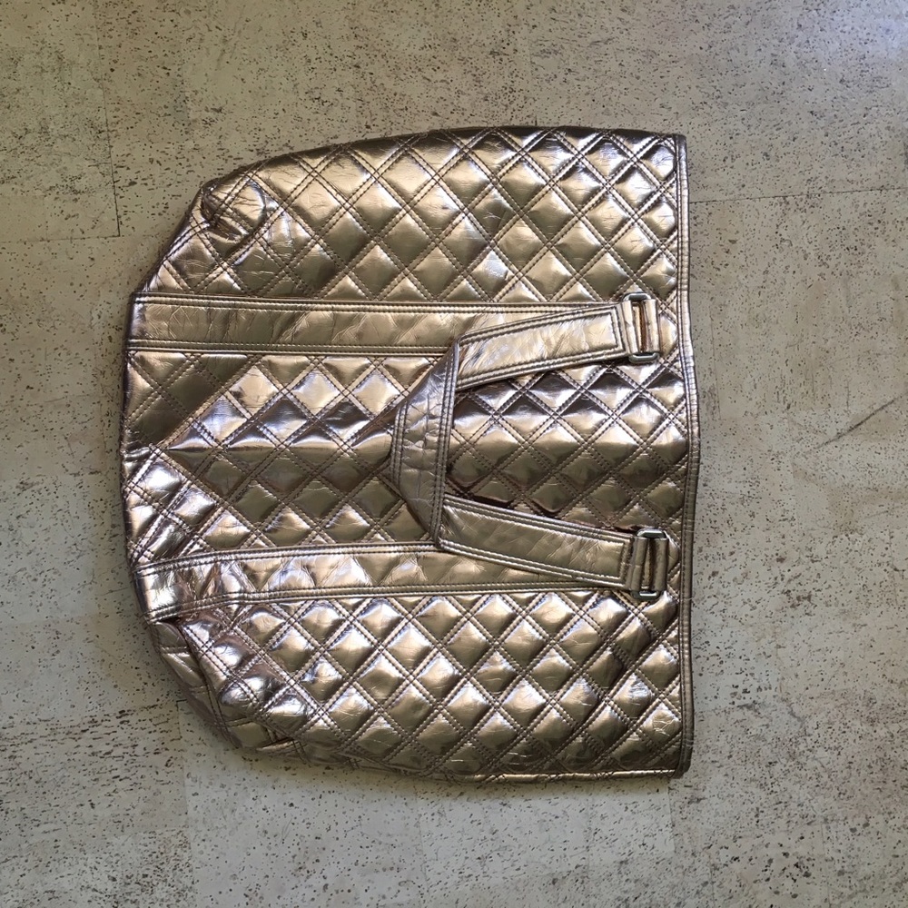 Marc Jacobs gold tote bag