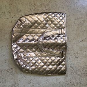 Marc Jacobs gold tote bag