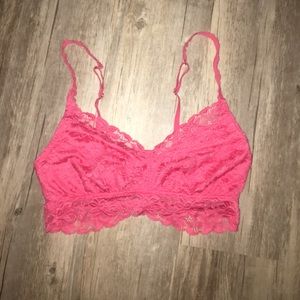 AERIE triangle coral bralette