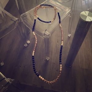 Long beaded necklace