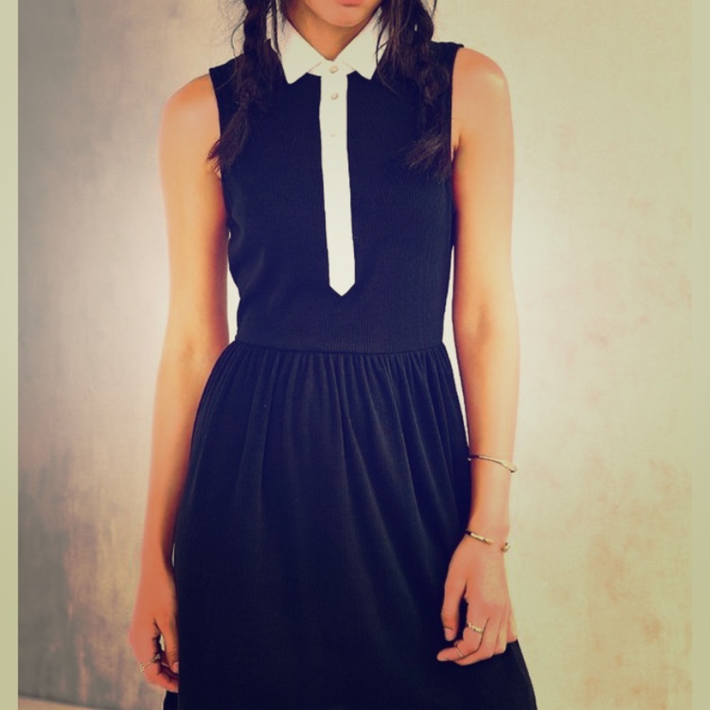 Black and white dress