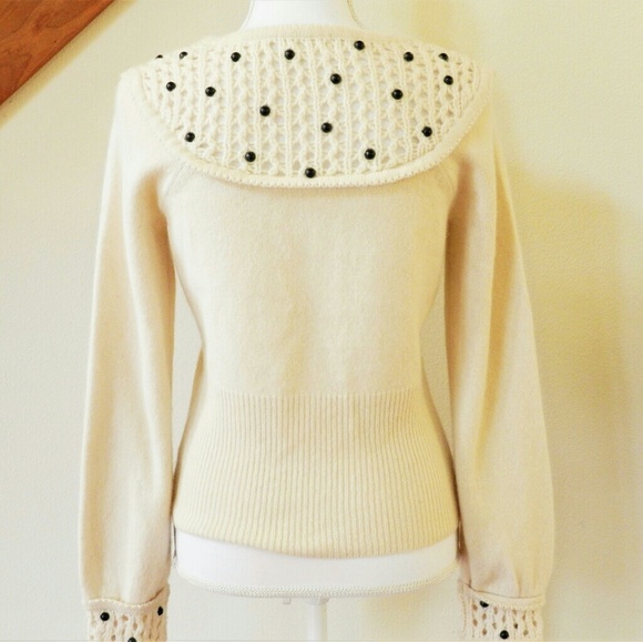 Tea for Two cardigan Anthropologie sz S - Picture 4 of 5