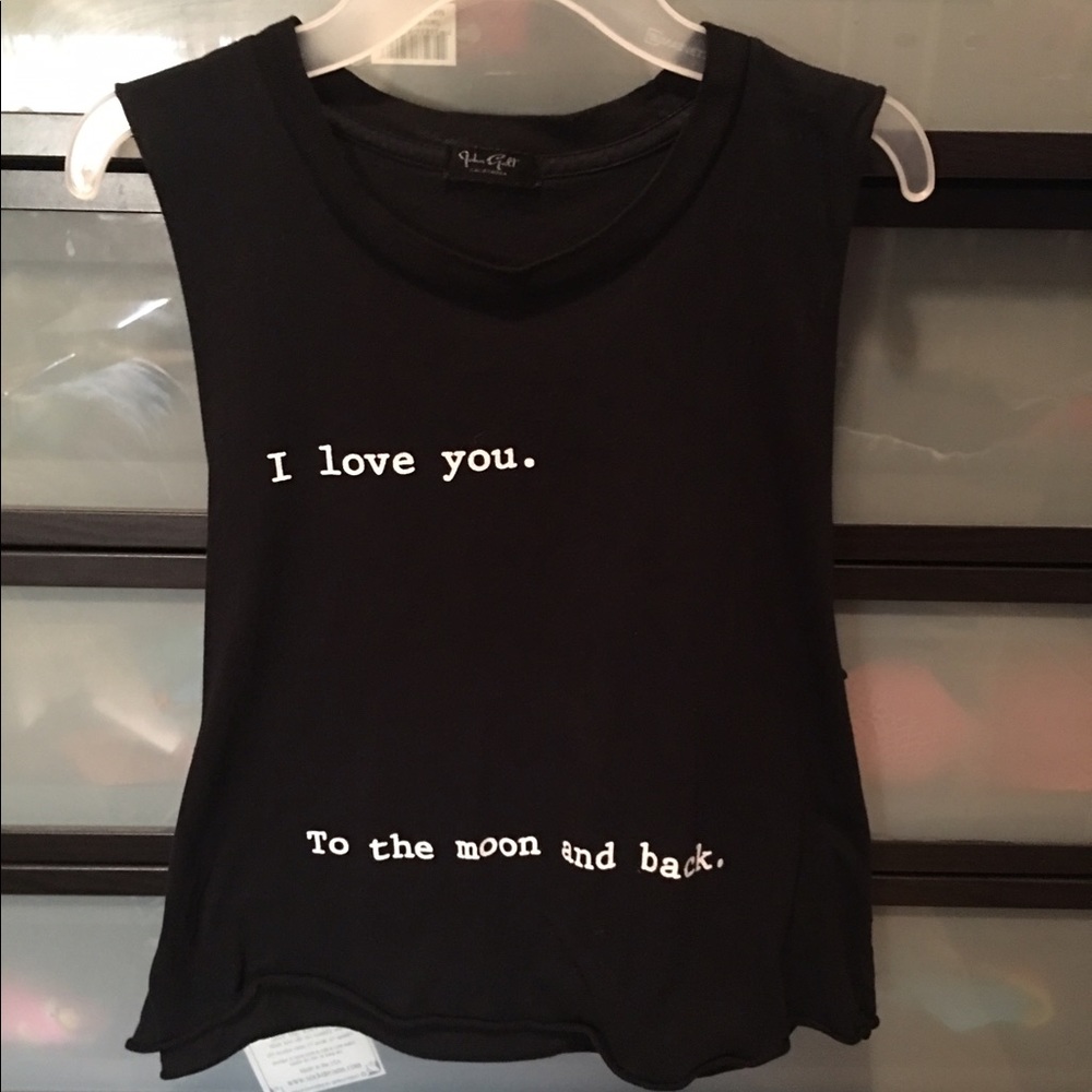 I love you to the moon and back Muscle tank